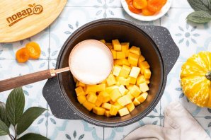 Варенье из тыквы с курагой Варенье из тыквы с курагой