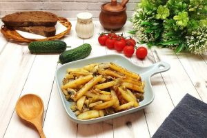 Жареная картошка с грибами