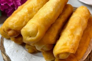 Турецкие хрустящие жареные пирожки с мясом. Простой и вкусный рецепт!
