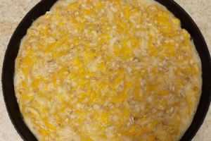 Рецепт: Пирог яблоками, тыквой и овсянкой — В духовке