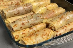 Фаршированные блинчики: с мясом или творогом. Всегда получаются вкусно, сочно и нежно!