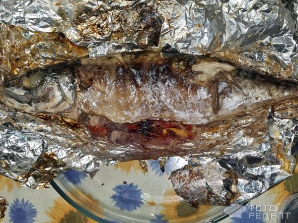 Рецепт: Скумбрия на мангале - С чесноком в маринаде. Вкуснейшая рыба! Рецепт: Скумбрия на мангале - С чесноком в маринаде. Вкуснейшая рыба!