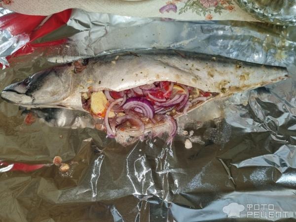 Рецепт: Скумбрия на мангале - С чесноком в маринаде. Вкуснейшая рыба! Рецепт: Скумбрия на мангале - С чесноком в маринаде. Вкуснейшая рыба!