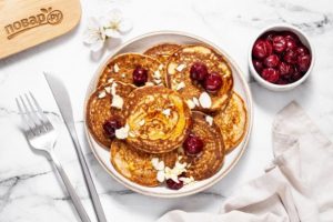 Оладьи из зеленой гречки