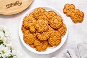 Имбирное печенье постное